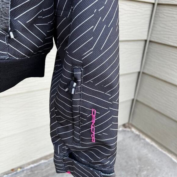 FOX jacket. Racing moto MX. Black with white stripe. Women's size XL - Picture 9 of 12